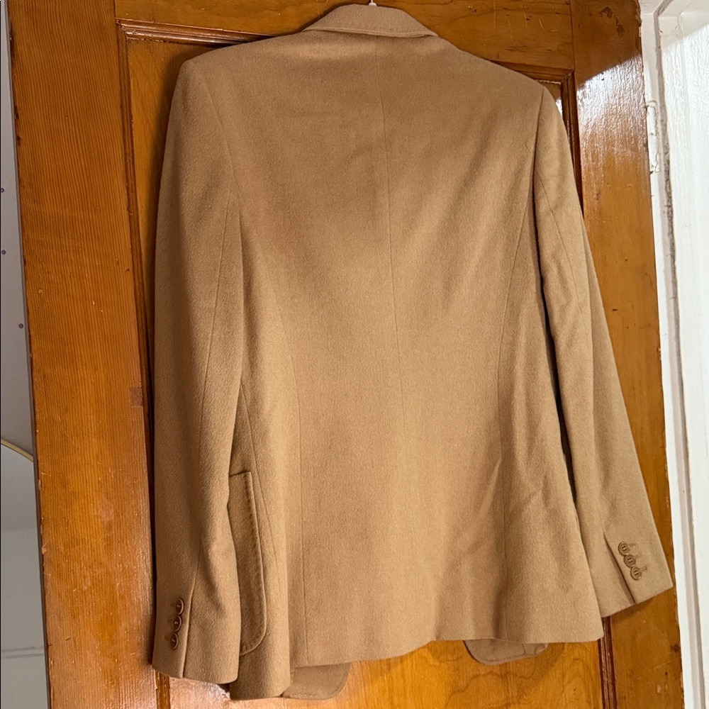 MaxMara Womens Classic Camel Hair Blazer - Picture 10 of 14